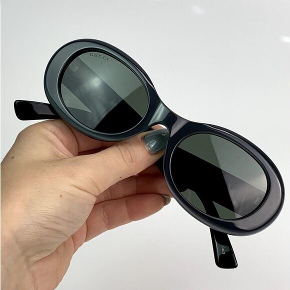 NEW Gucci Sunglasses GG1587S 001 Black Grey Women Authentic main image 5